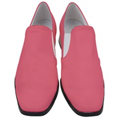 Pink Lemonade	 - 	slip On Heel Loafers by ColorfulShoes