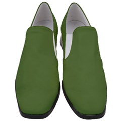 Treetop Green	 - 	slip On Heel Loafers by ColorfulShoes