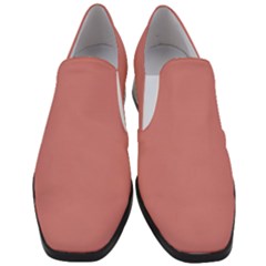 New York Pink	 - 	slip On Heel Loafers by ColorfulShoes