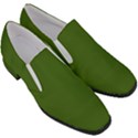 Dark Moss Green	 - 	Slip On Heel Loafers View3