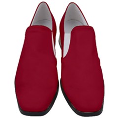 Jester Red	 - 	slip On Heel Loafers by ColorfulShoes