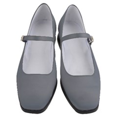 Roman Silver Grey	 - 	mary Jane Shoes by ColorfulShoes