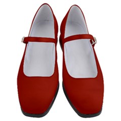 Lipstick Red	 - 	mary Jane Shoes by ColorfulShoes