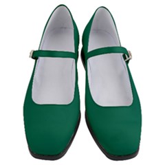 Bottle Green	 - 	mary Jane Shoes by ColorfulShoes