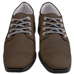 Dark Taupe Grey	 - 	heeled Oxford Shoes by ColorfulShoes