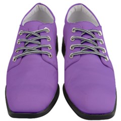 Iris Purple	 - 	heeled Oxford Shoes by ColorfulShoes