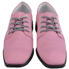 Kobi Pink	 - 	heeled Oxford Shoes by ColorfulShoes