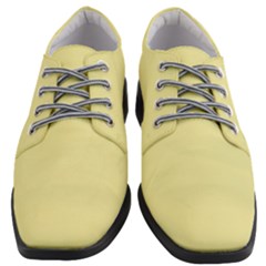 Yellow Iris	 - 	heeled Oxford Shoes by ColorfulShoes