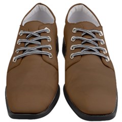 Deep Tuscan Brown	 - 	heeled Oxford Shoes by ColorfulShoes