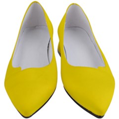 Bumblebee Yellow	 - 	block Heels by ColorfulShoes