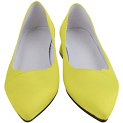 Laser Lemon Yellow	 - 	block Heels by ColorfulShoes