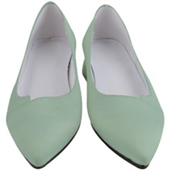 Pistachio Green	 - 	block Heels