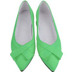 Algae Green	 - 	bow Heels by ColorfulShoes