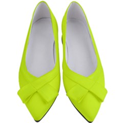 Arctic Lime Green	 - 	bow Heels by ColorfulShoes