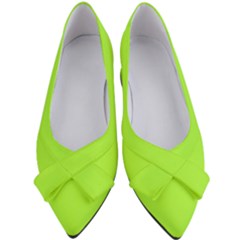 Chartreuse Green	 - 	bow Heels by ColorfulShoes