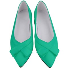 Caribbean Green	 - 	bow Heels by ColorfulShoes