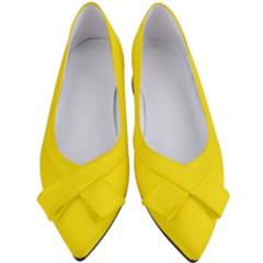 Bumblebee Yellow	 - 	bow Heels by ColorfulShoes