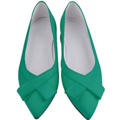 Paleo Veronese Green	 - 	bow Heels by ColorfulShoes