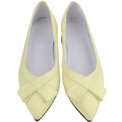 Parchment Yellow	 - 	bow Heels