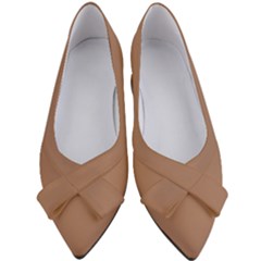 Tuscan Brown	 - 	bow Heels