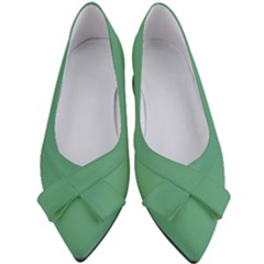 Shiny Shamrock Green	 - 	bow Heels by ColorfulShoes