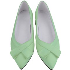 Soft Celadon Green	 - 	bow Heels by ColorfulShoes