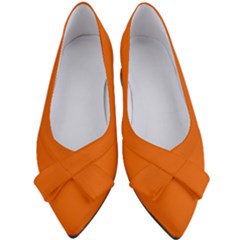 Spanish Orange	 - 	bow Heels