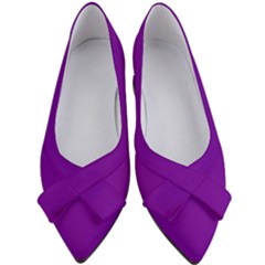 Violet Purple	 - 	bow Heels