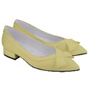 Yellow Iris	 - 	Bow Heels View3