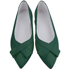 Brunswick Green	 - 	bow Heels by ColorfulShoes