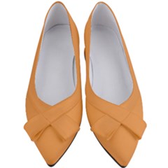 Sandy Orange	 - 	bow Heels by ColorfulShoes