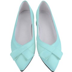 Italian Sky Blue	 - 	bow Heels by ColorfulShoes