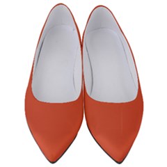 Tigerlily Orange	 - 	low Heels by ColorfulShoes