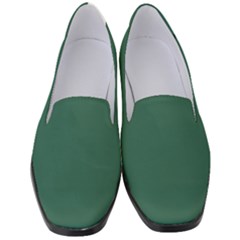 Medium Sea Green	 - 	classic Loafer Heels by ColorfulShoes