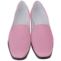 Kobi Pink	 - 	classic Loafer Heels by ColorfulShoes