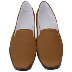 Tawny Brown	 - 	classic Loafer Heels by ColorfulShoes