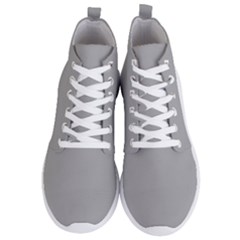 Chalice Silver Grey	 - 	lightweight High Top Sneakers by ColorfulShoes