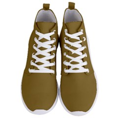 Oak Brown	 - 	lightweight High Top Sneakers by ColorfulShoes