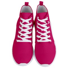 Rubine Red	 - 	lightweight High Top Sneakers by ColorfulShoes