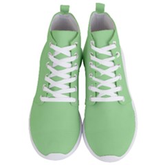 Granny Smith Apple Green	 - 	lightweight High Top Sneakers by ColorfulShoes