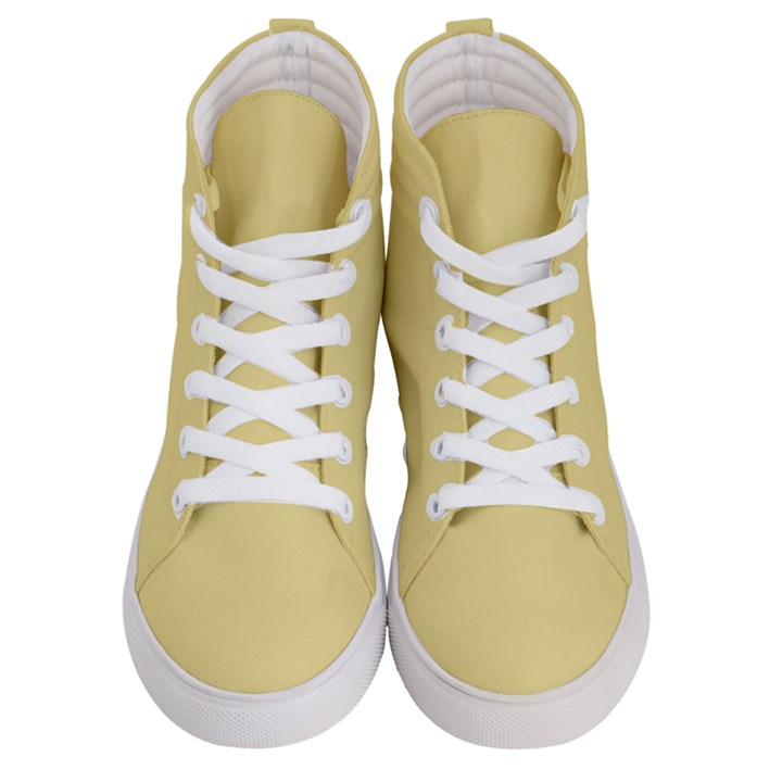 Custard Yellow	 - 	Hi-Top Skate Sneakers