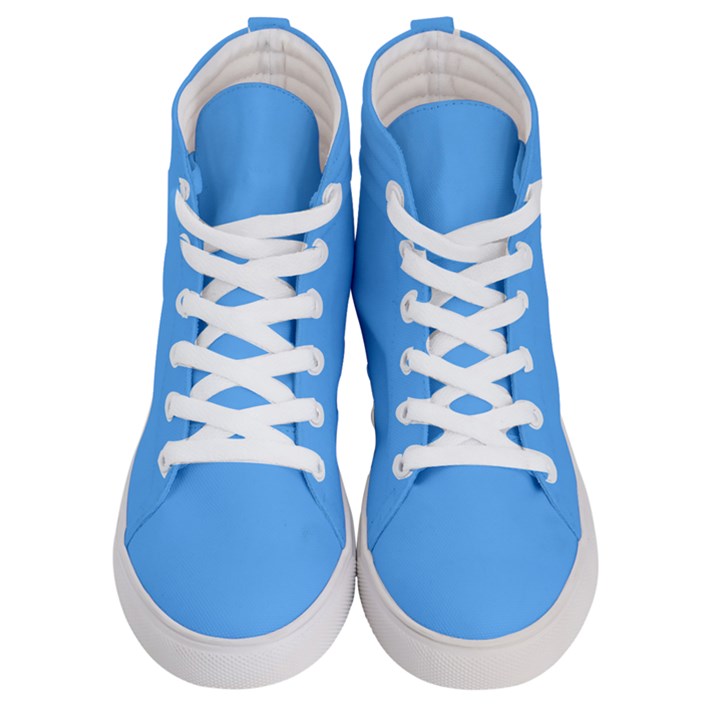 Crystal Blue	 - 	Hi-Top Skate Sneakers