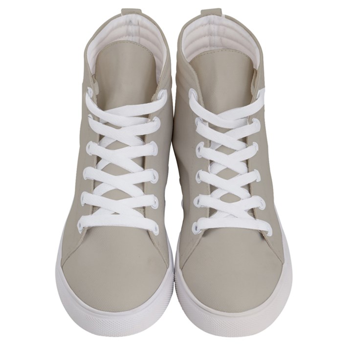 Silver Plated Grey	 - 	Hi-Top Skate Sneakers