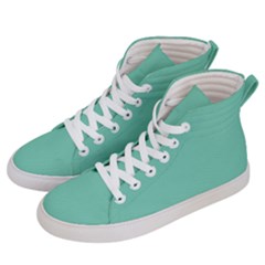 Blue Green	 - 	hi-top Skate Sneakers by ColorfulShoes