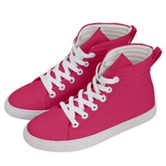 Cerise Pink	 - 	hi-top Skate Sneakers by ColorfulShoes