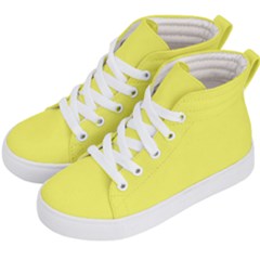 Laser Lemon Yellow	 - 	hi-top Skate Sneakers by ColorfulShoes