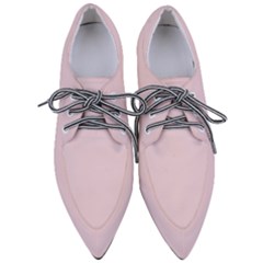 Primrose Pink	 - 	pointed Oxford Shoes by ColorfulShoes