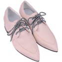 Soft Bubblegum Pink	 - 	Pointed Oxford Shoes View3