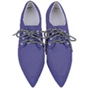 Blue Iris	 - 	Pointed Oxford Shoes View1