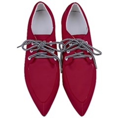 Jester Red	 - 	pointed Oxford Shoes by ColorfulShoes